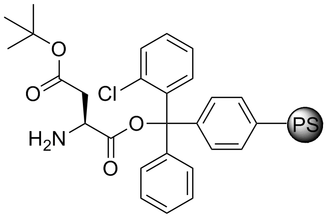 H-L-AspOtBu-2-Cl-Trityl-resin.png