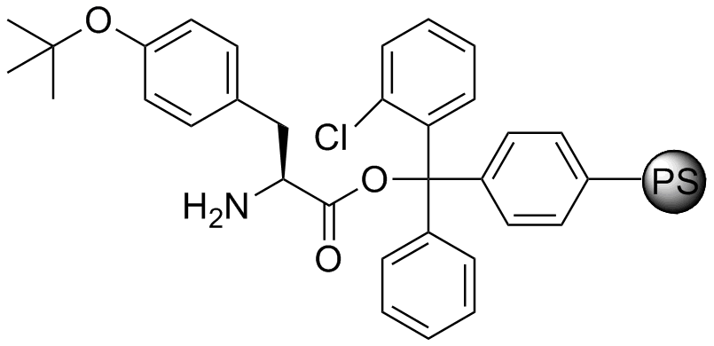 H-L-TyrtBu-2-Cl-Trityl-resin.png